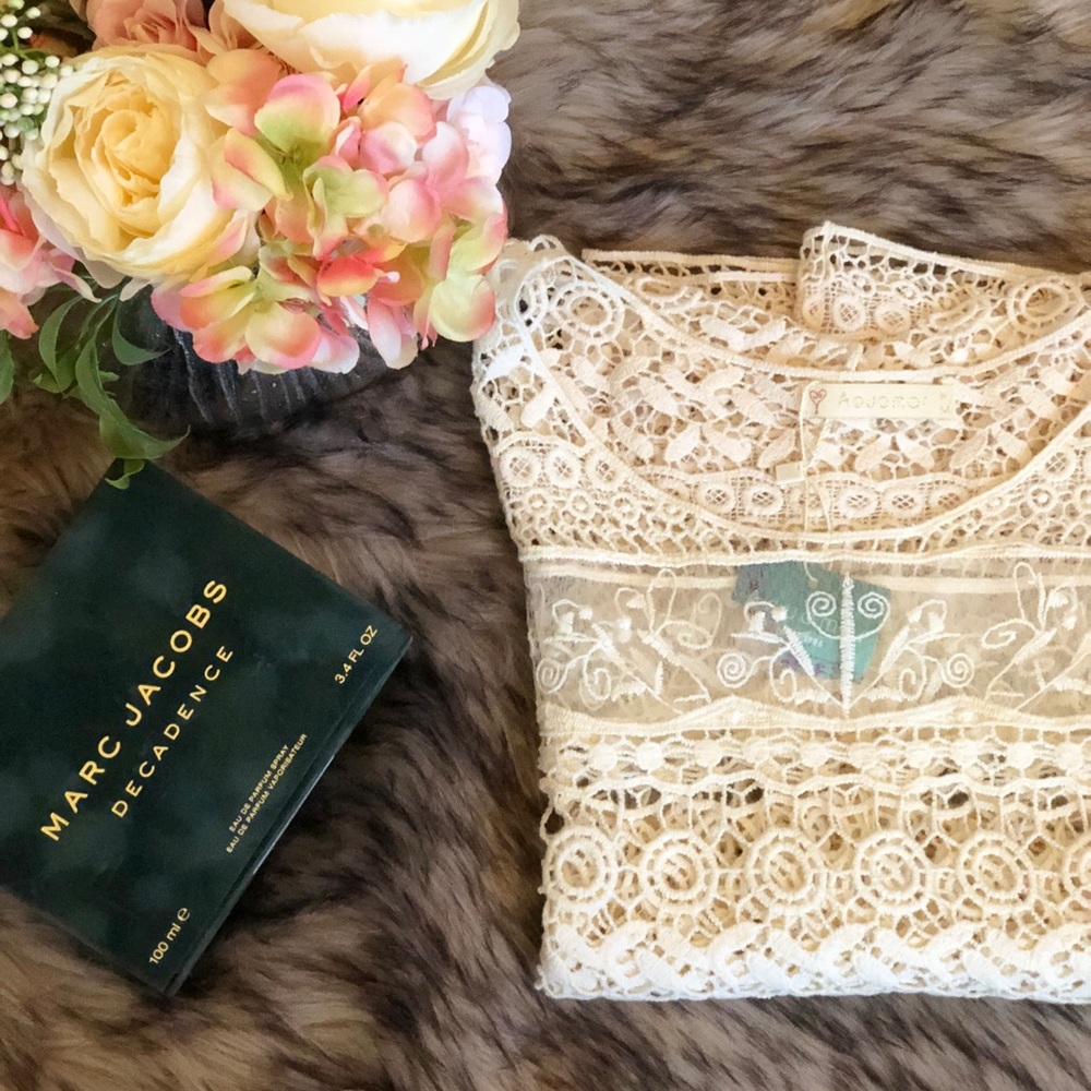 Aquamar Lace Top